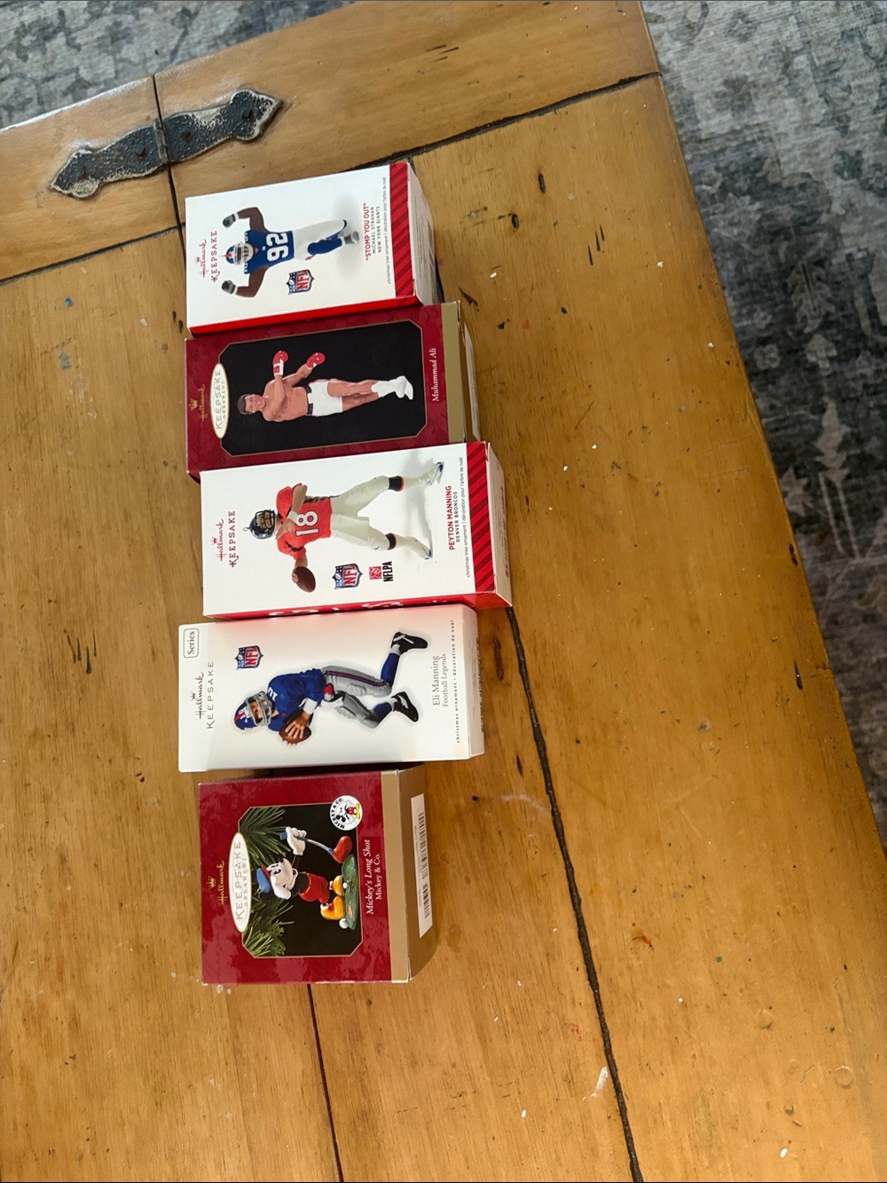 Hallmark sports ornament lot